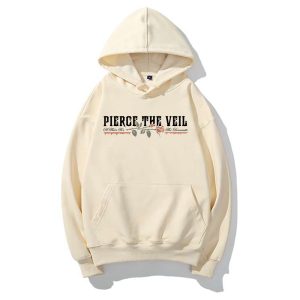 A Flair for the Dramatic Rose Hoodie Ivory